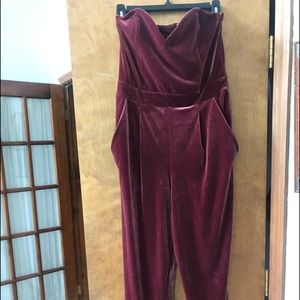 Velvet jumpsuit